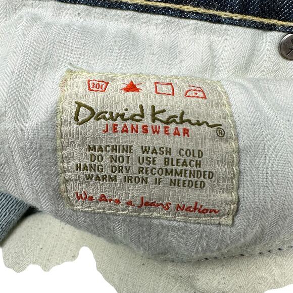 David Kahn Jeanswear Denim Bermuda Long Shorts Womens 30 Mid Rise Goblincore - Picture 9 of 11